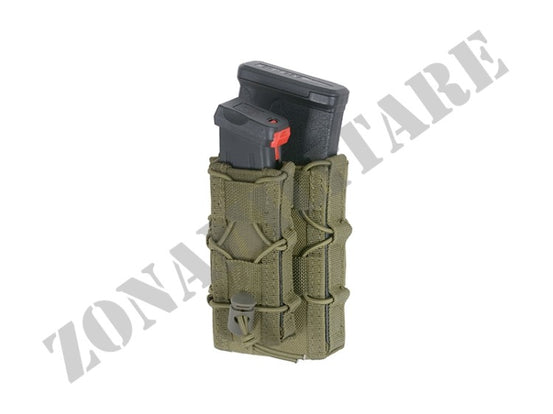 Belt Mounted Combo Rifle/Pistol Mag Speed Pouch Od Green 8 Fields