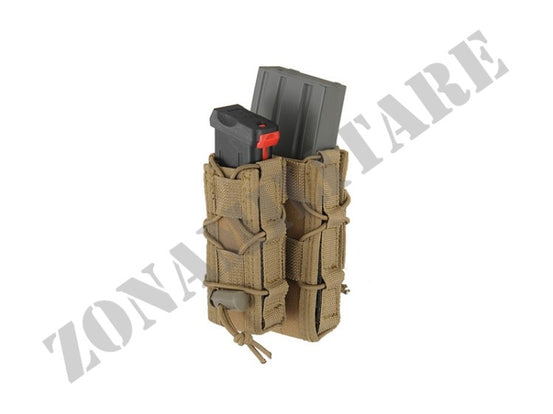 Porta caricatore Molle Combo Rifle/Pistol Mag Speed Pouch Tan 8 Fields