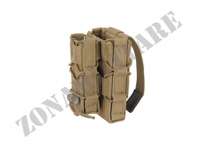 Porta caricatore Molle Combo Rifle/Pistol Mag Speed Pouch Tan 8 Fields