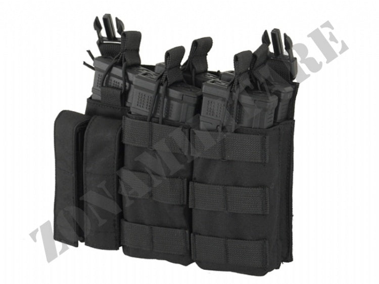 PIATTAFORMA PORTA CARICATORI Buckle Up Triple 5.56/Pistol NERO 8 Fields