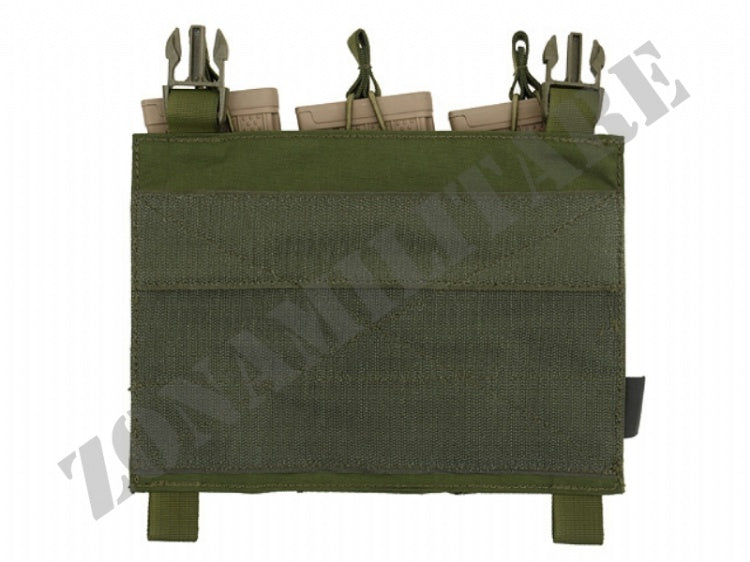 PIATTAFORMA PORTA CARICATORI Buckle Up Triple 5.56/Pistol VERDE 8 Fields