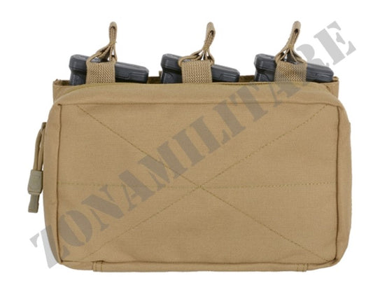 Molle Triple Rifle Mag/Gp Pouch Coyote 8 Fields