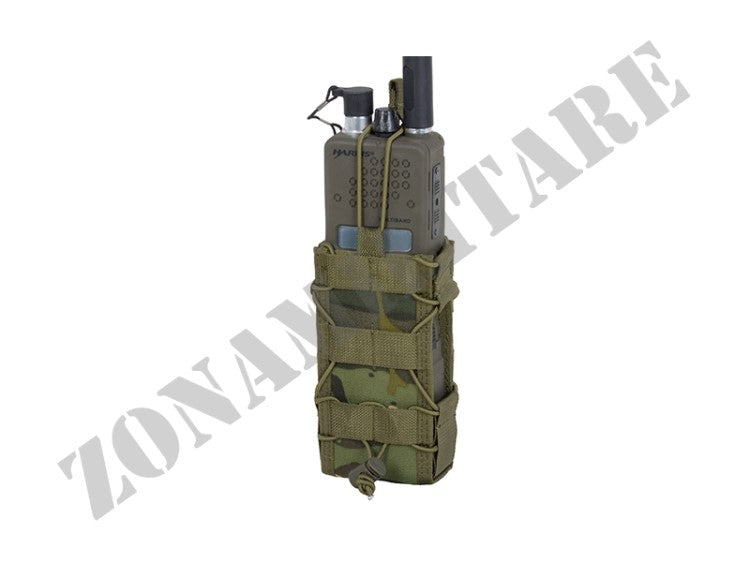 Radio Pouch Open-Top Multicam Tropic Version 8 Fields