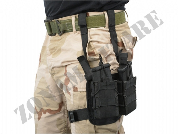 Piattaforma Cosciale Con Sistema Molle Black 8 Fields