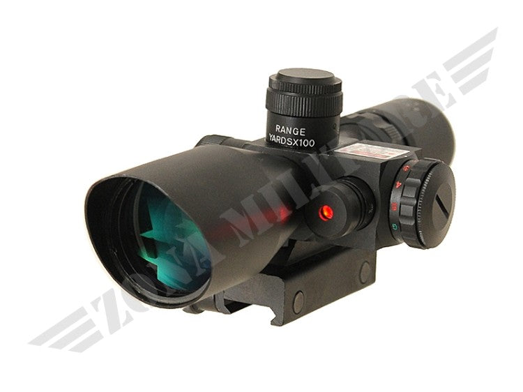 Ottica Scope 2.5-10X40 With Laser Acm 8 Fields