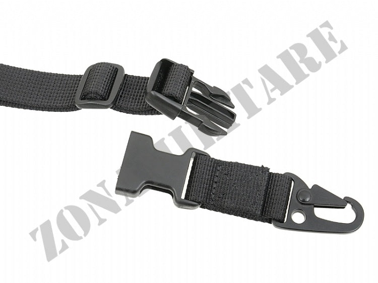 Two-Point Quick-Adjustable Tactical Sling Black 8Fields