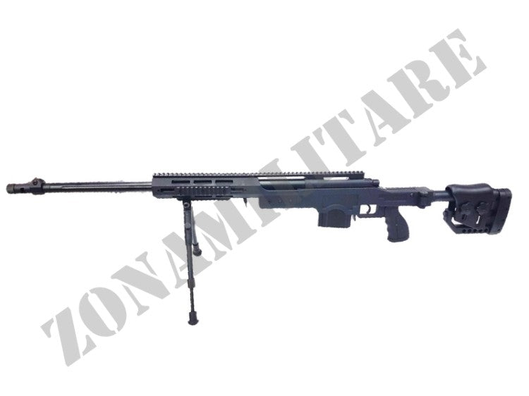 Fucile Sniper Bolt Action Con Bipiede Nero Well