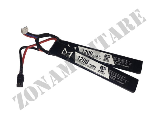 Batteria Lipo 7,4V 1200Mah 20C Mako Industries