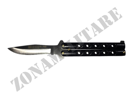 Coltello A Farfalla Jkr N101 Full Metal Inox