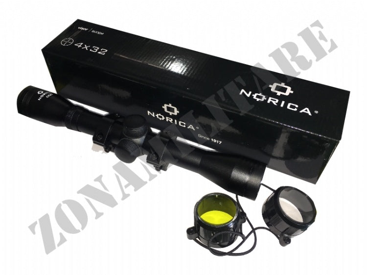 Ottica Norica 4X32 Con Anelli Per Scovino Da 11Mm