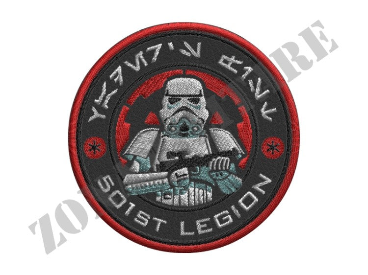 Patch Ricamata Star Wars 501St Legion Con Velcro