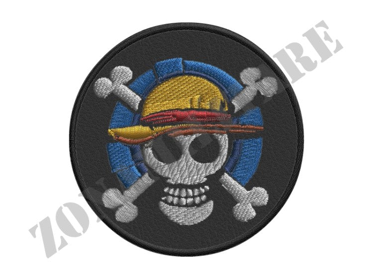 Patch Ricamata One Piece Con Velcro