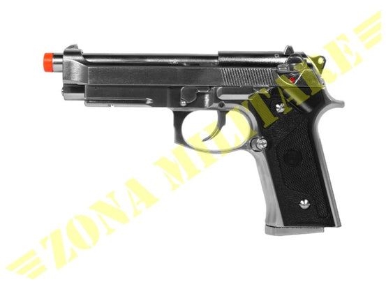 Pistola A Gas Scarrellante Abs Version Silver