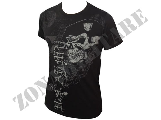 T-Shirt Manica Corta Army Skull Black