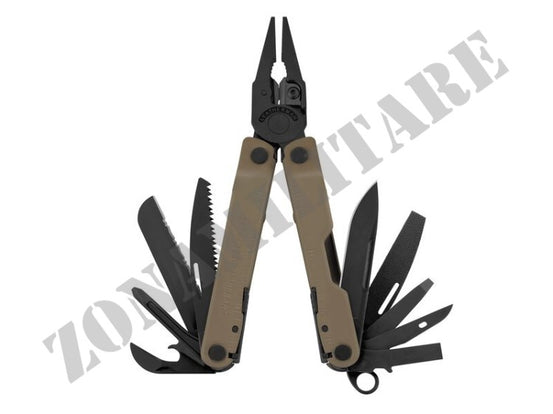 Multifunzione Rebar Coyote Tan Leatherman 17 Utensili