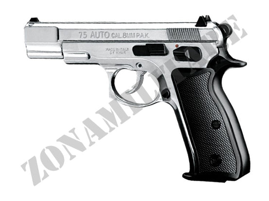 Pistola A Salve Modello Cz75 Cal.8 Inox Kimar