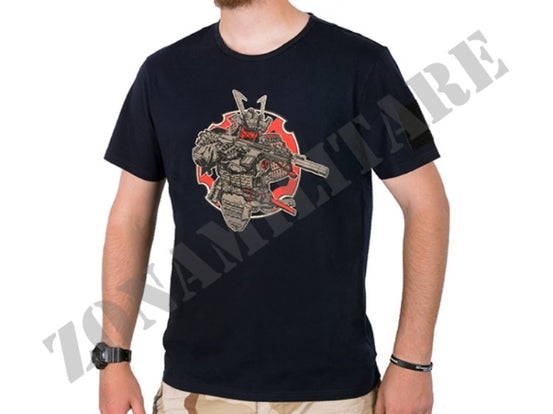 T-Shirt Samurai Wavecombat Colore Nero