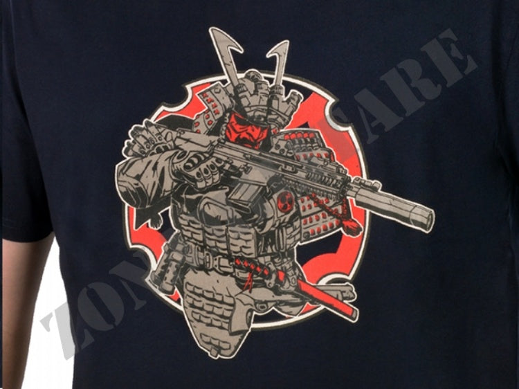 T-Shirt Samurai Wavecombat Colore Nero