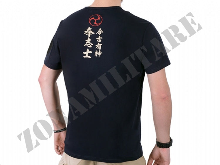 T-Shirt Samurai Wavecombat Colore Nero