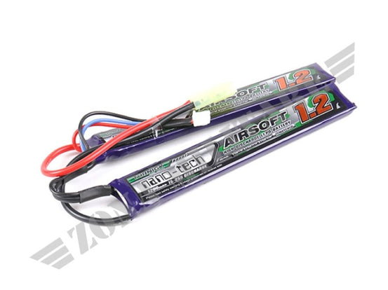 Batteria Lipo 7.4 1200Mah 15/25C 2S Nano Tech