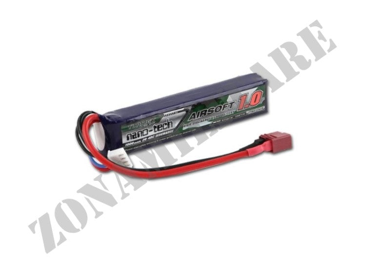 Batteria Lipo 11,1V 1000Mah 20-40C Stick Attacco Deans