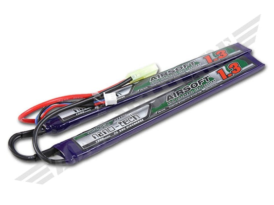 Batteria Lipo 7.4V 1300Mah 25/50C 2S Nano Tech