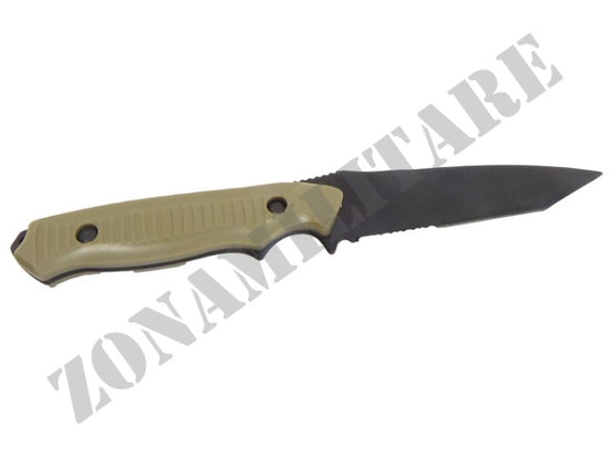 Coltello Dummies Con Fodero Colorazione Tan