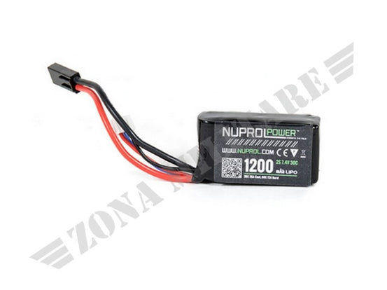 Batteria Li-Po 7,4V 1200 Mah 30C Small Anpeq We