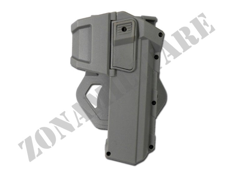 Fondina Per Glock 17/18 Accessoriata Polimero Gray Army Force