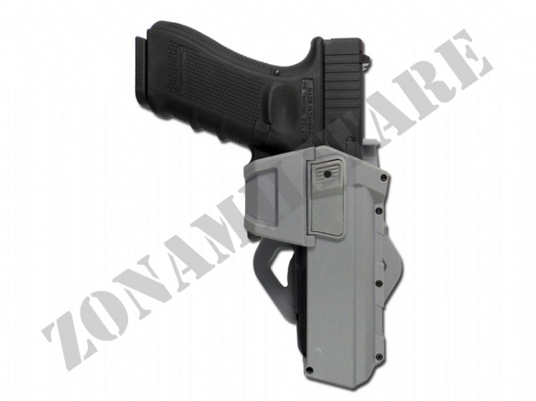 Fondina Per Glock 17/18 Accessoriata Polimero Gray Army Force