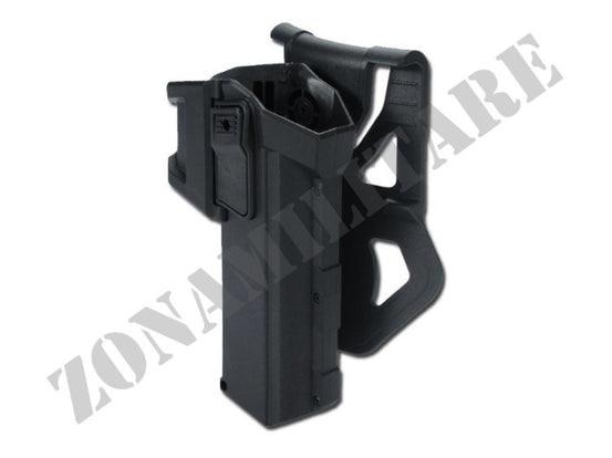 Fondina Per Glock 17/18 Accessoriata Polimero Nera Army Force