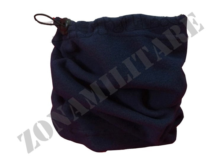 Collarino In Pile Mil-Style Colore Blu Con Laccetto