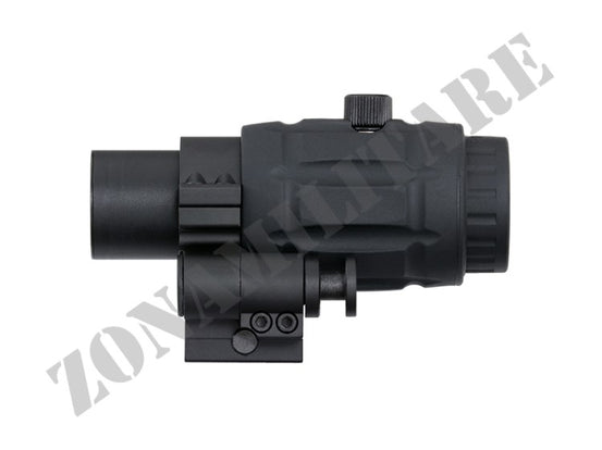 Magnifier 3X With Flip Side Mount Black Vector Optics