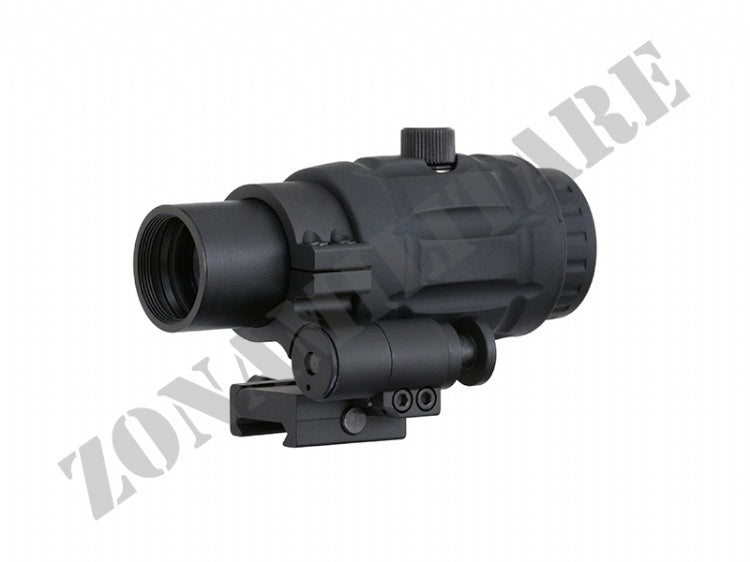 Magnifier 3X With Flip Side Mount Black Vector Optics