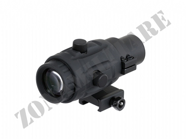 Magnifier 3X With Flip Side Mount Black Vector Optics