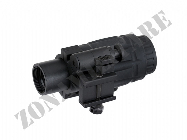 Magnifier 3X With Flip Side Mount Black Vector Optics