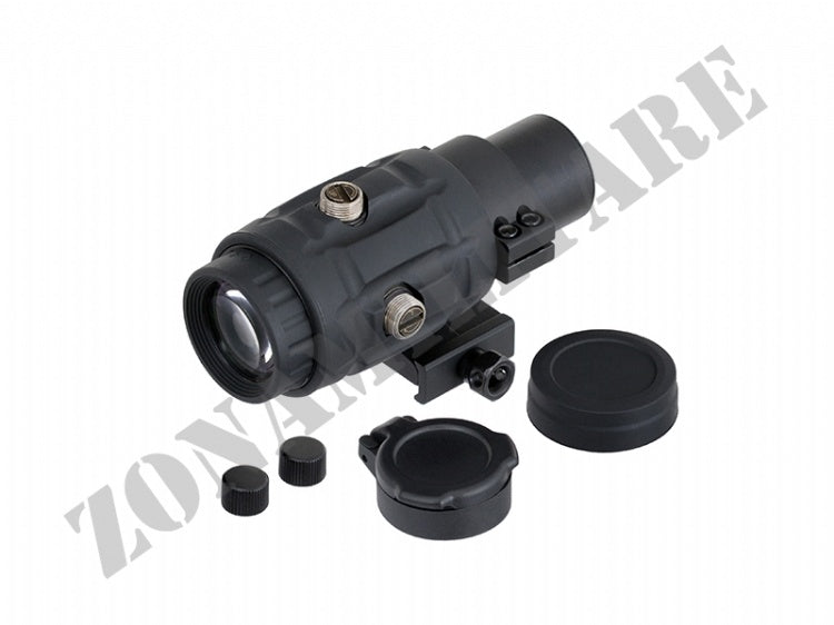 Magnifier 3X With Flip Side Mount Black Vector Optics