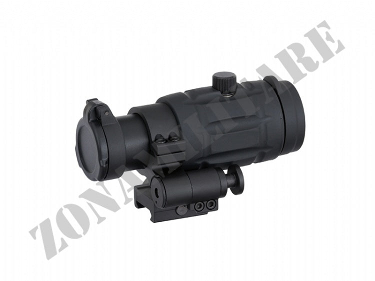 Magnifier 3X With Flip Side Mount Black Vector Optics