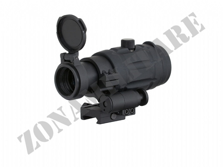 Magnifier 3X With Flip Side Mount Black Vector Optics