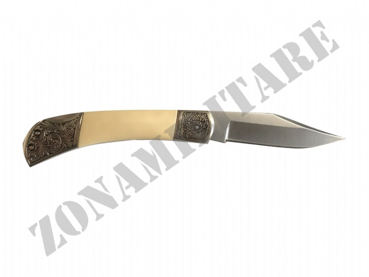 Coltello Virginia Extreme Manico Metallo Con Poiana