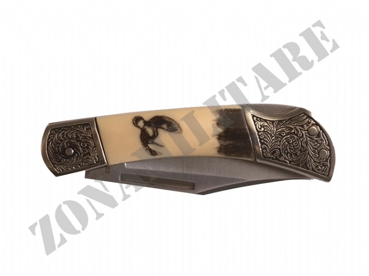 Coltello Virginia Extreme Manico Metallo Con Poiana