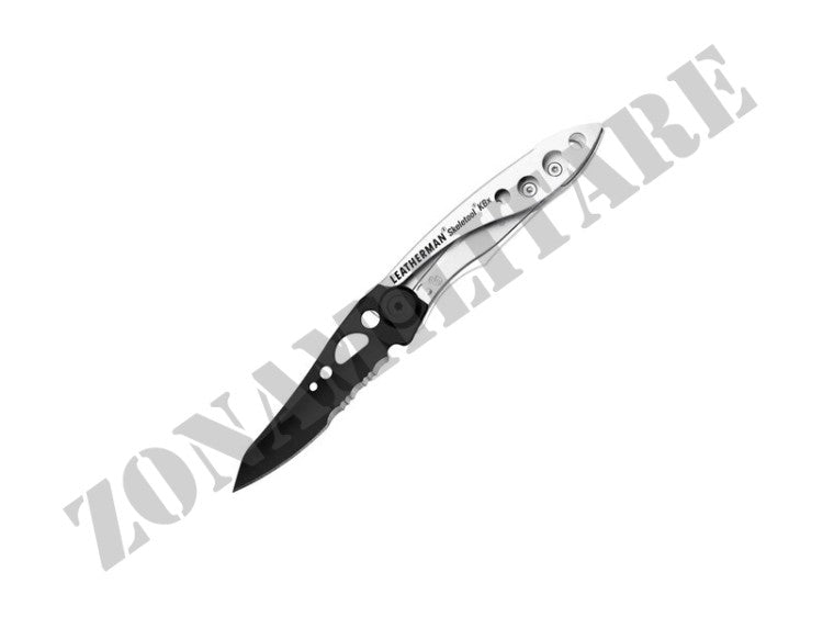 Coltello Skeletool Kbx Nero E Argento Leatherman 2 Utensili