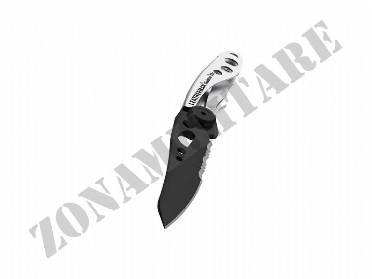 Coltello Skeletool Kbx Nero E Argento Leatherman 2 Utensili