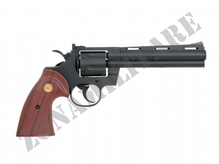 Revolver A Gas In Metallo 8 Colpi Colore Nero