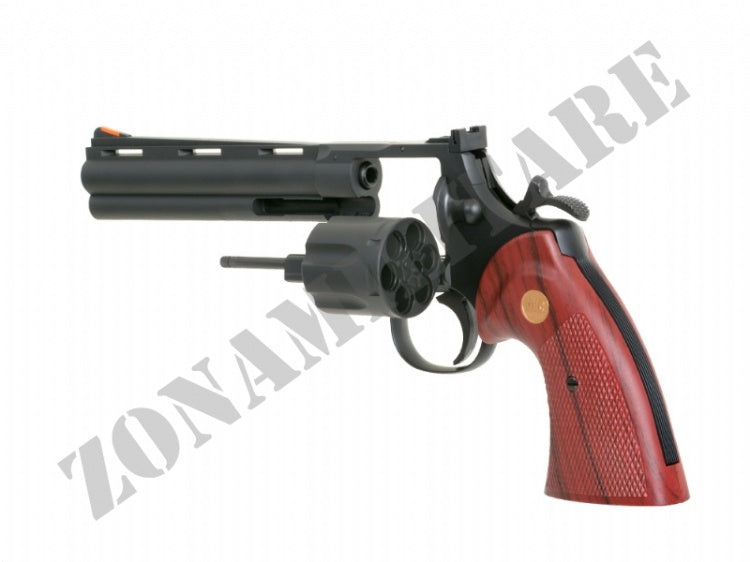 Revolver A Gas In Metallo 8 Colpi Colore Nero