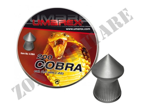 Piombini Umarex Cobra Punta Cal.5.5 Gr1.02 200Pezzi