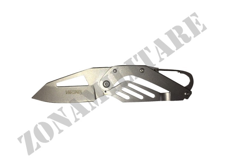 Coltello Virginia Extreme Inox Con Moschettone