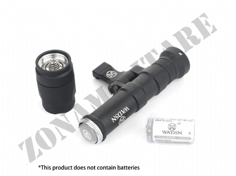 Torcia Led 640 Lumen Nera Con Aggancio Arma WADSN