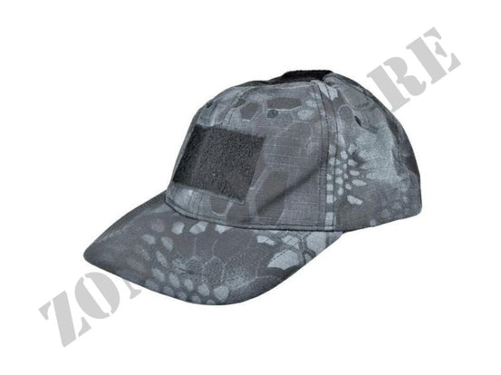 Berretto Basebal Cap Typhon Black Con Velcri Tactical Gear