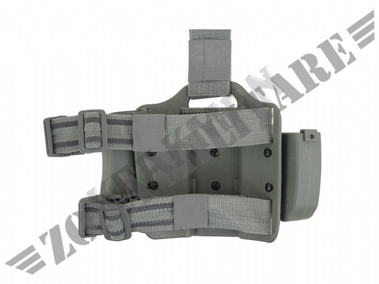 Triple Ak Drop Leg Magazine Pouch - Foliage